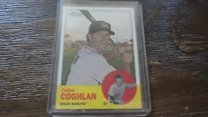 2012 TOPPS HERITAGE CHRIS COGHLAN AUTOGRAPHED BASEBALL CARD - Picture 1 of 2