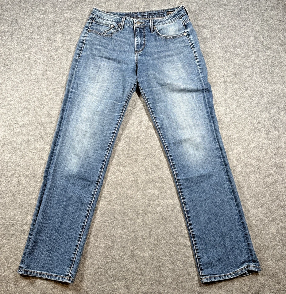JAG Jeans Mujer Talla 6 (Se Ajusta 30"x31.5") Lavado Medio Tiro Medio Pierna Recta Pantalones Foto 1 de 4