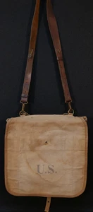 Indianer - Span-Am War U.S. Army M1878 Haversack mit Leder Schulterschlinge, selten - Bild 1 von 18