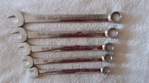 blue-point blpcw b series a/f  spanners bundle 7/16,1/2,9/16,5/8,11/16. - Picture 1 of 2