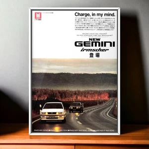 80s Vintage Ad ISUZU Jemini , OEM Mk2 E-JT190 I-Mark Chevrolet Spectrum Pontiac - Picture 1 of 3