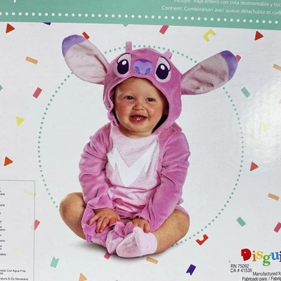 Nuevo Disfraz de Halloween Niña Infantil 12-18 Meses Disney Lilo & Stitch Angel Bebé Foto 1 de 4