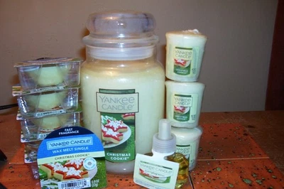 VELA YANKEE 22OZ TARRO GALLETA DE NAVIDAD + 6 CERA FUNDIDA + RECARGA + 3 VOTIVOS Foto 1 de 4