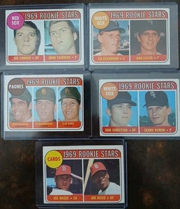 Lot 6 Topps 1969 Rookie Star Cards - Picture 1 of 8
