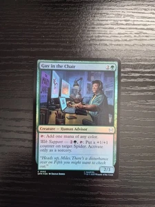 MTG Marvel's Spider-Man - Guy in the Chair (102) - Common - FOIL - NM/MT - Picture 1 of 1