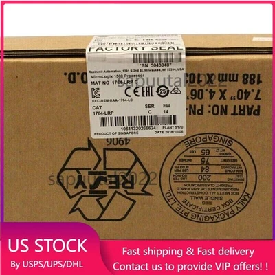 New Allen-Bradley AB 1764-LRP SER C MicroLogix1500 Processor PLC 1764LRP - Image 1 of 3