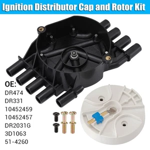 Ignition Distributor Cap and Rotor Kit For Chevy GMC Trucks Vortec V8 5.7L DR474 - Bild 1 von 14