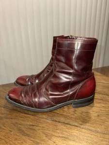 VTG Red Wings Zip Of Chelsea Boots, Size 10 - Picture 1 of 7