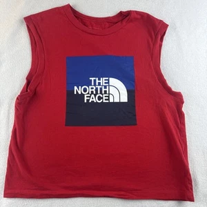 Camicia donna The North Place senza maniche logo rosso taglia large - Foto 1 di 7