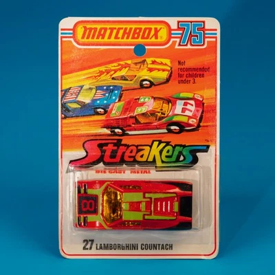 Matchbox Superfast / MB 27 B10 / Lamborghini Countach / Streaker / 1973 MIB Pack - Image 1 of 3