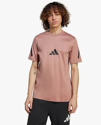 adidas Men's Z.N.E. Loose T-Shirt Color Warm Clay Size XLT New - Image 1 of 4