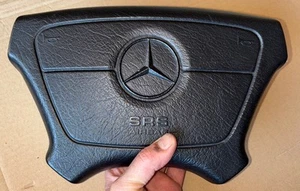 Org Mercedes Benz W124 W140 Lenkrad Abdeckung Sicherheitsmodul SRS Airbaglenkrad - Bild 1 von 7