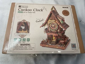ROKR Vintage Kuckucksuhr mechanisch 3D Holzpuzzle Wohndeko Erwachsene Geschenke - Bild 1 von 2