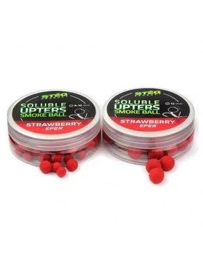 STEG Soluble Wafter Smoke Ball 8-10mm Erdbeere Strawberry Method Feeder Köder - Bild 1 von 2