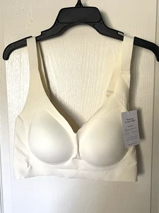 Üppig sitzender Damen Komfort BH Größe 4XL reines Beige Neu mit Etikett - Bild 1 von 4