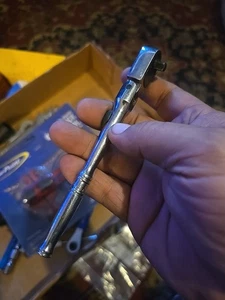 Snap On TX936 Locking Flexhead 1/4 DR Ratchet. 6 1/4" Long - Bild 1 von 8