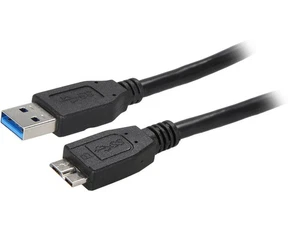Tripp Lite U326-001-BK 1 ft. Black USB 3.0 SuperSpeed Device Cable (A to Micro-B - Picture 1 of 3