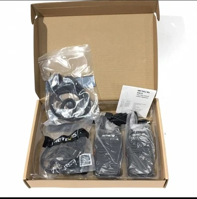 Retevis RB35 Two Way Radios Long Range FRS Walkie Talkie SET of 2 VOX UHF Open - Image 1 of 2