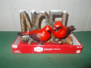 NOEL WEIHNACHTSKARDINÄLE VÖGEL BEWEGEN SICH UND PFEIFEN GESANG UND LICHTER ÄNDERN DIE FARBE - Bild 1 von 12