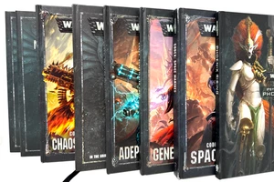 Lot of 8 Warhammer 40K Books 6 Hardcover 2 Softcover 40,000 40000 codex - Bild 1 von 24