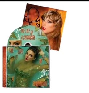 Taylor Swift CD Das Leben eines Showgirls handsigniertes Foto 1 versiegelt NEU TOAS Gesicht - Bild 1 von 9