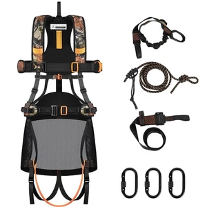Tree Stand Harness, Tree Saddle Safety Harness Hunting for Men, Hunter Safety... - Picture 1 of 4