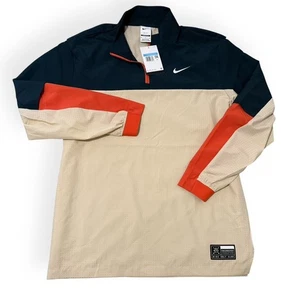 Nike Golfschläger Dri-FIT 1/2 Zip Golfjacke FQ1155-126 Herren Größe Medium Neu - Bild 1 von 7