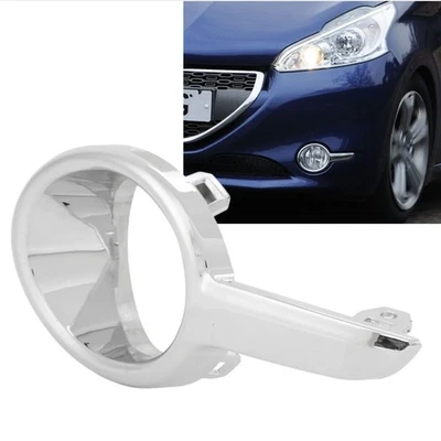 Left Front Fog Light Trim Cover 1608110880 for Peugeot 208 2012-2020 Silver - Image 1 of 4