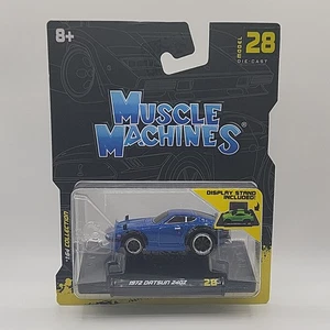 Muscle Machines 1972 Datsun 240Z Diecast Model Car 1/64 Scale, Blue Model 28 - Picture 1 of 3