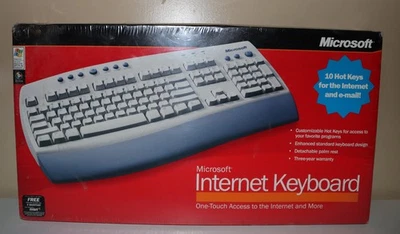 Microsoft C1900001 Wired Internet Keyboard New Sealed - Image 1 of 3