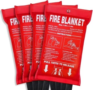 Emergency Fire Blanket Quick Release 1m X 1m (Per Piece) - Picture 1 of 1