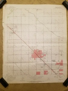 Mapa topográfico USDOI 1965 USGS Glendale Quadrangle Maricopa AZ N3330 1:24.000 - Imagen 1 de 8