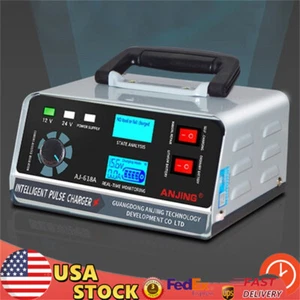 Heavy Duty Car Truck Battery Charger Automatic Pulse Repair Trickle 12V/24V 400W - Bild 1 von 12