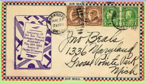 C150 Hutschachtel Feldweihe 31. Mai 1930 Muskogee OK, SPÄT, Roessler Env. - Bild 1 von 1