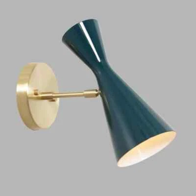 Aplique de pared Mid Century Stilnovo Style Single Light Latón Lámpara de par... - Imagen 1 de 4