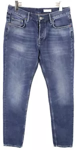 ALLSAINTS Dunan Pistol Herren W32 Fade Effekt Knopf Fly Blau Jeans - Bild 1 von 10