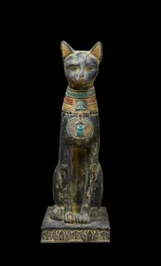 EINZIGARTIGE ANTIKE ÄGYPTISCHE Statue Göttin Bastet Katze - Bild 1 von 1
