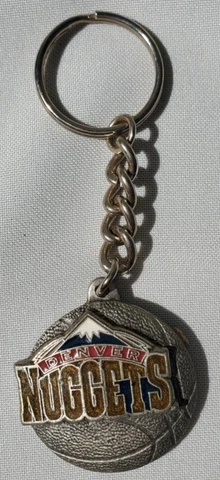 Denver Nuggets Licensed NBA Pewter Key Chain Cover