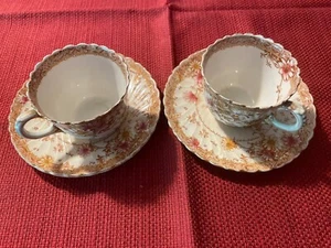 Vintage Royal Doulton Burslem Demitasse Set Floral Design as shown - Picture 1 of 4