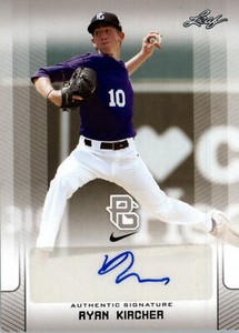 Ryan Kircher 2017 Leaf Perfect Game Autograph NIKE All-American Auto Rookie
