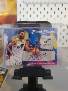 Nickeil Alexander Walker Auto/35 Brush Strokes Jazz Nba Basketball Panini - Bild 1 von 3