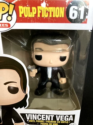 Funko Pop! Pulp Fiction~Vince Vega con corbata blanca~Raro~Solo uno~¡Nuevo y súper limpio! Foto 1 de 4