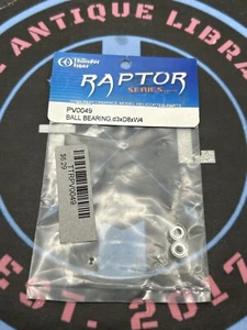 Thunder Tiger. Raptor. D3XD8XW4 BALL BEARINGS Steel Silver (2) PV0049 - Picture 1 of 1