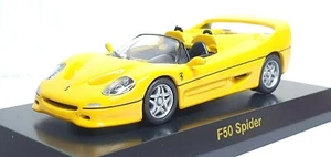 1/64 Kyosho FERRARI F50 SPIDER YELLOW diecast car model - Picture 1 of 2