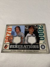 2008 SP Legendary Cuts Generations Dual #PB Jim Palmer/Erik Bedard Jersey HOFer
