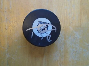 Ryan Malone Autographed Tampa Bay Lightning Puck - Picture 1 of 3
