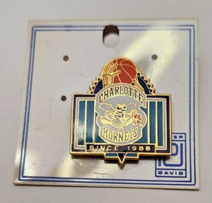 Charlotte Hornets NBA "Since 1988" Vintage Lapel Pin Set of Two - Picture 1 of 1
