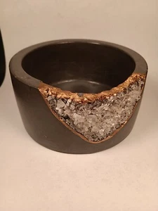 Tal & Bert Geode Stone Planter Candle Holder - Picture 1 of 11