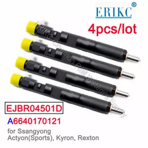 4 PIEZAS Inyección de Combustible Diesel EJBR04501D A6640170121 para DELPHI SSANGYONG ACTYON - Imagen 1 de 10