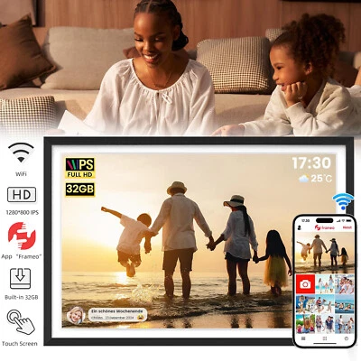 10.1" Digital Photo Frame 1280x800 HD IPS Touch Screen Electronic Photo Frame - Image 1 of 4